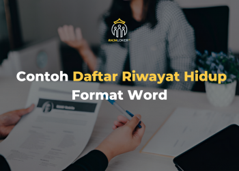 Contoh Daftar Riwayat Hidup Format Word